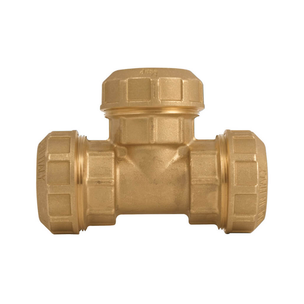EasyFit Brass Polypipes Compression Equal Tee