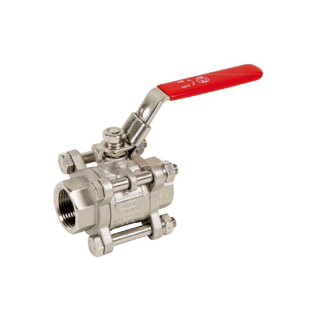 SS304 Ball Valve - 3 pieces
