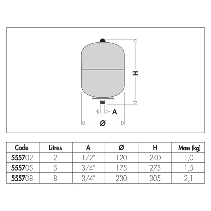 Caleffi Expansion Tank