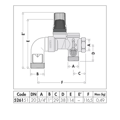 Caleffi Hydraulic Safety Group