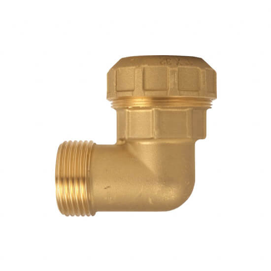 EasyFit Brass Polypipes Compression Equal Elbow 20mm