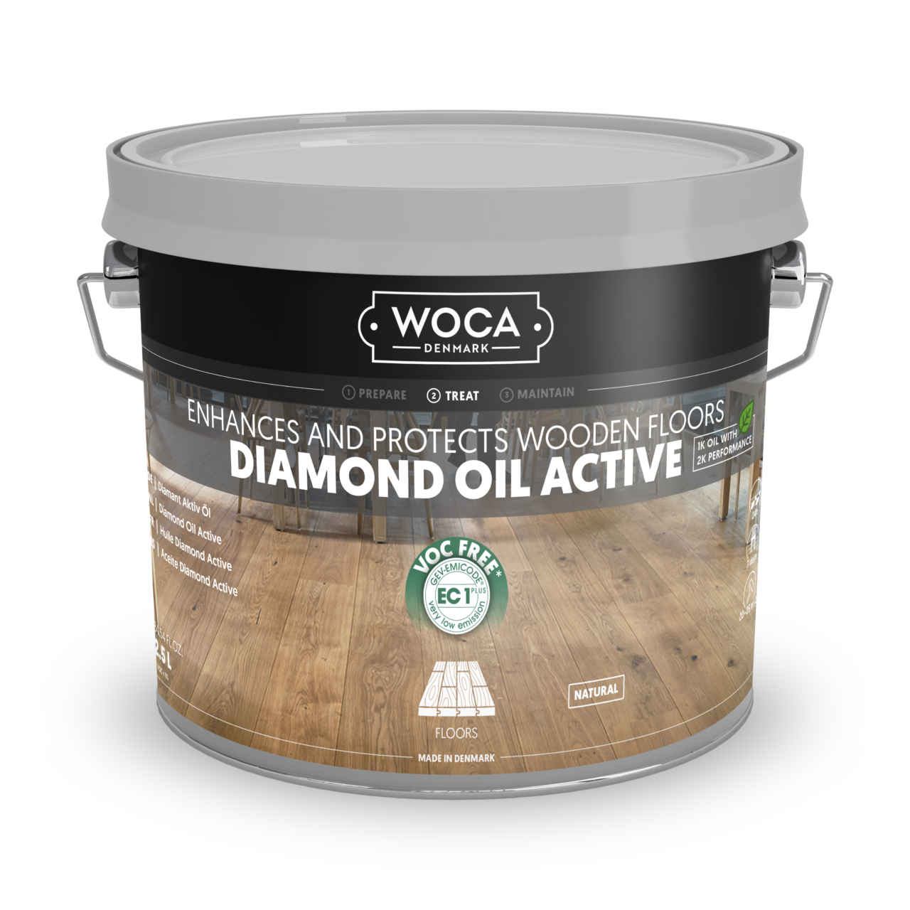 Woca Interior Diamond Oil Active 2.5lts
