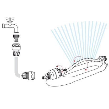 GF Oscillator Sprinkler Comet