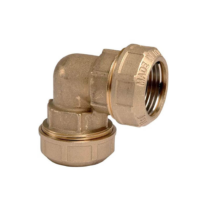 EasyFit Brass Polypipes Compression Equal Elbow 20mm
